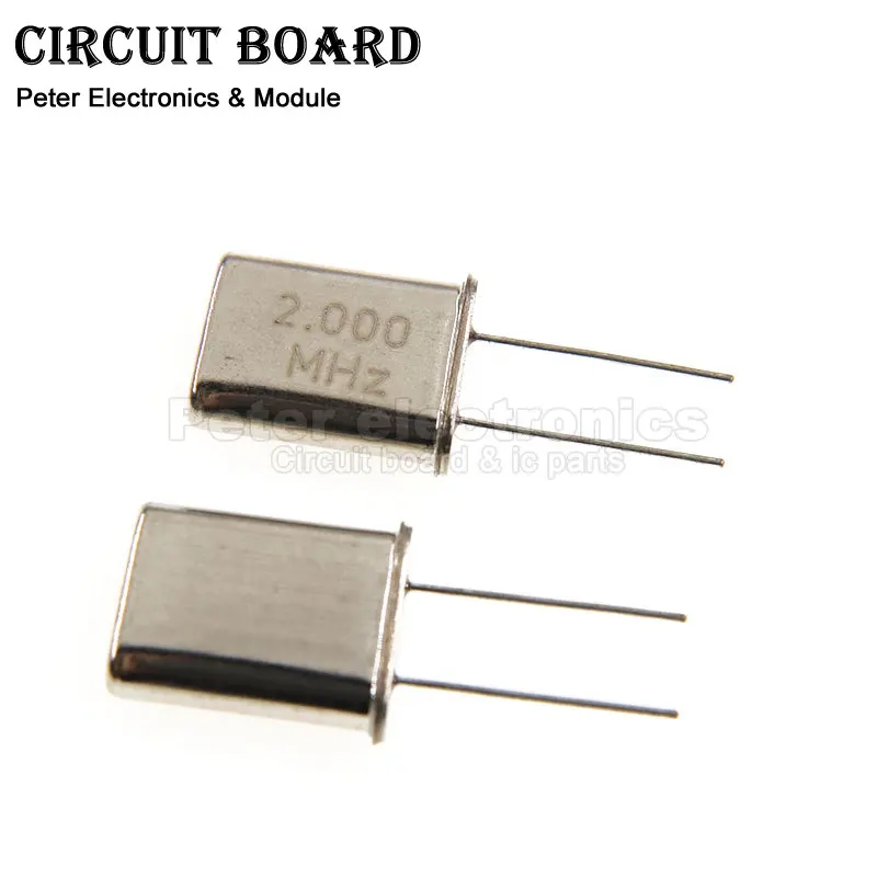 (10pcs)HC-49U 2Pin Passive Crystal Oscillator 2MHz 4MHz 6MHz 8MHz 10MHz 12MHz 1.8432MHz 11.0592MHz18.432MHz 14.7456MHz 16MHz