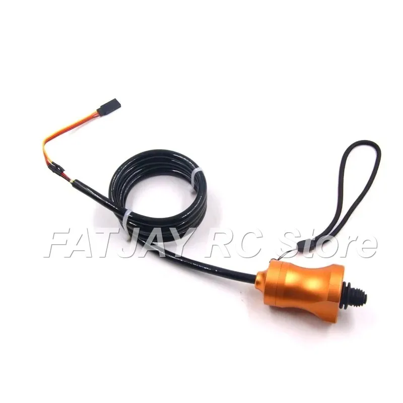 One-Hand Wired Metal Waterproof Brushless Remote Control FATJAY KYC-1M-Y for Surfboards RC Boat Direct Plug to ESC No Debugging