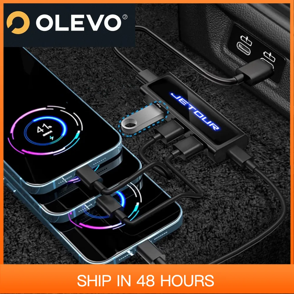 

Suitable For Chery Jetour Traveler T2 2023 20204 2025 Extender Data Type-C And USB Conversion Cable Multi Port Plug Charger