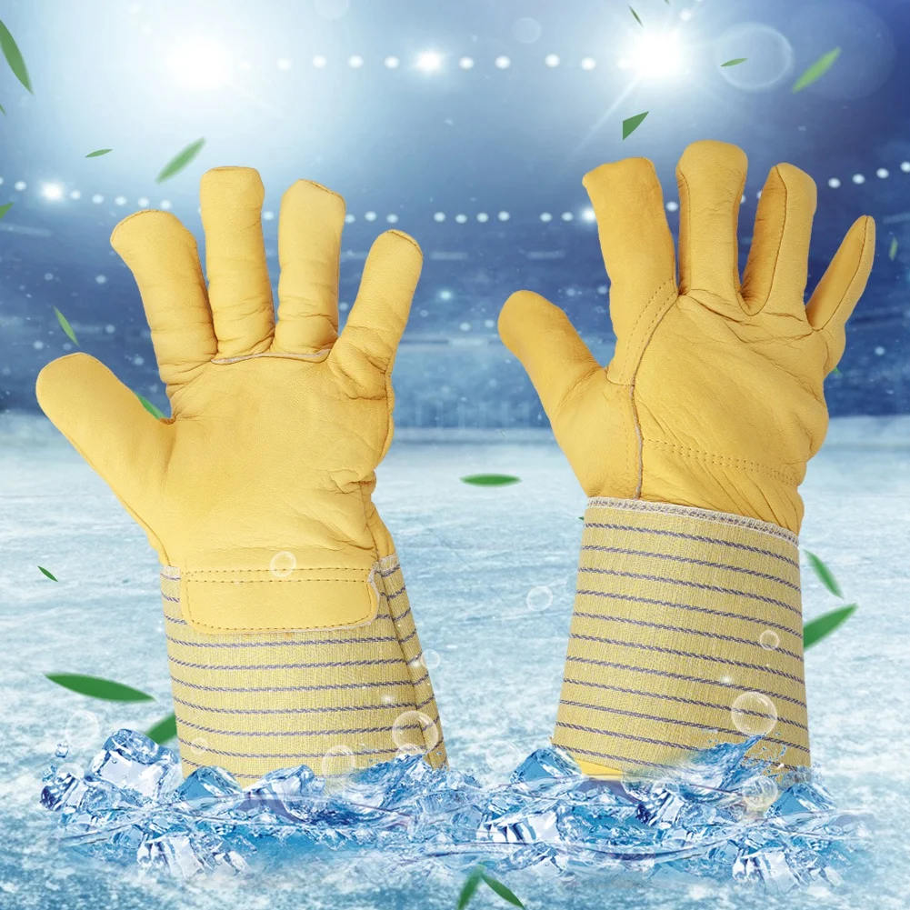 

ZK30 -180℃ to -250℃ Resistant Winter Warm Gloves Windproof Waterproof Long Cuff Liquid Nitrogen Hand Protection Unisex