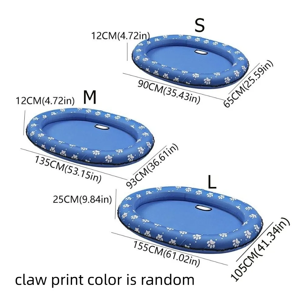 المحمولة طوي الكلب السباحة تعويم PVC لينة كلب تعويم التبريد الحيوانات الأليفة العائمة طوف الصيف الطرف