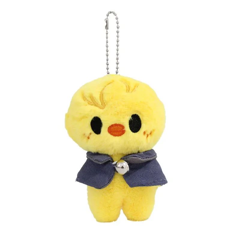 SKZOO 12cm Wolf Chan Mini-Plüschpuppe Cartoon-Stofftier Kawaii Taschenbegleiter Plüsch-Rucksackanhänger Geburtstagsgeschenk für Fans