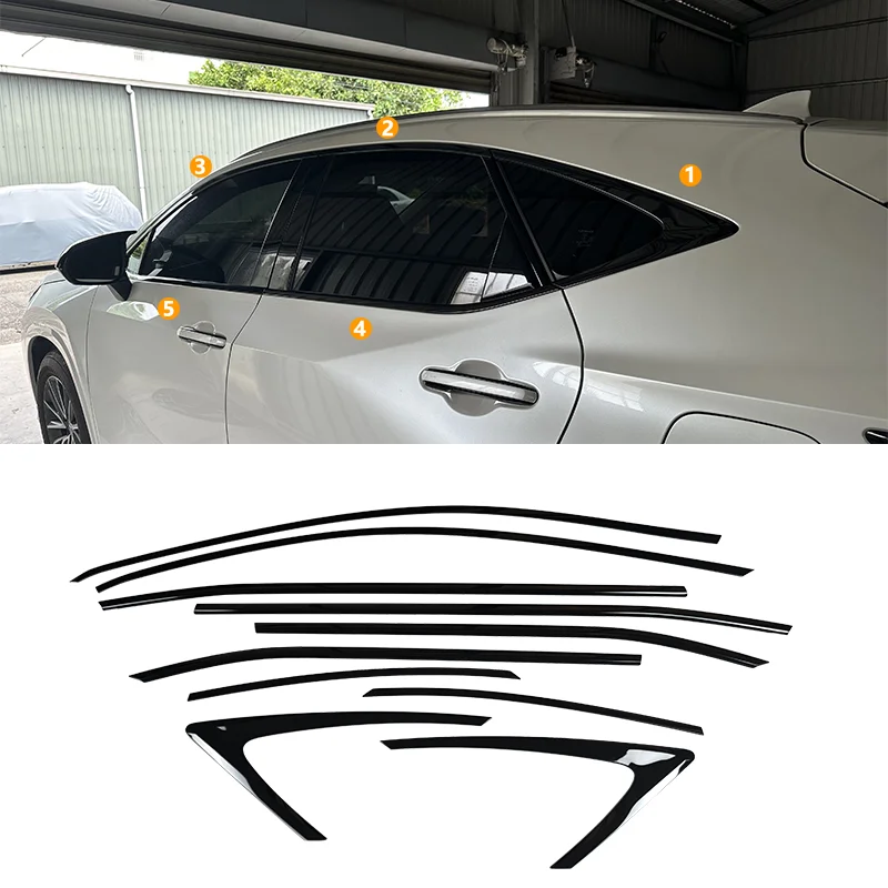 

Car Window Accessories From China Black Window Trim Strip For Lexus NX 2022-2023