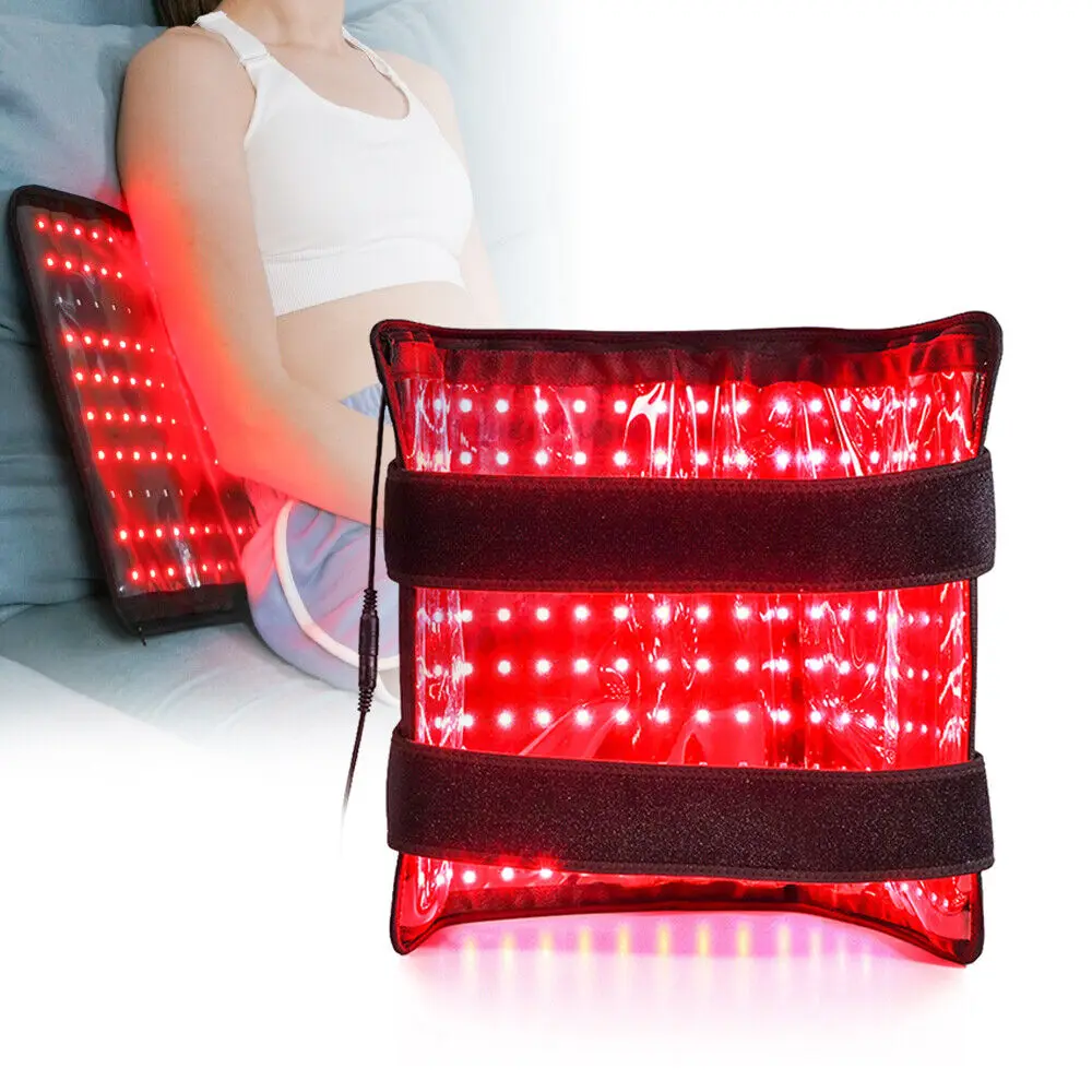 Spa Equipment 635nm 850nm Lipo Belt Massage Mat Far Infrared Light Therapy Pad