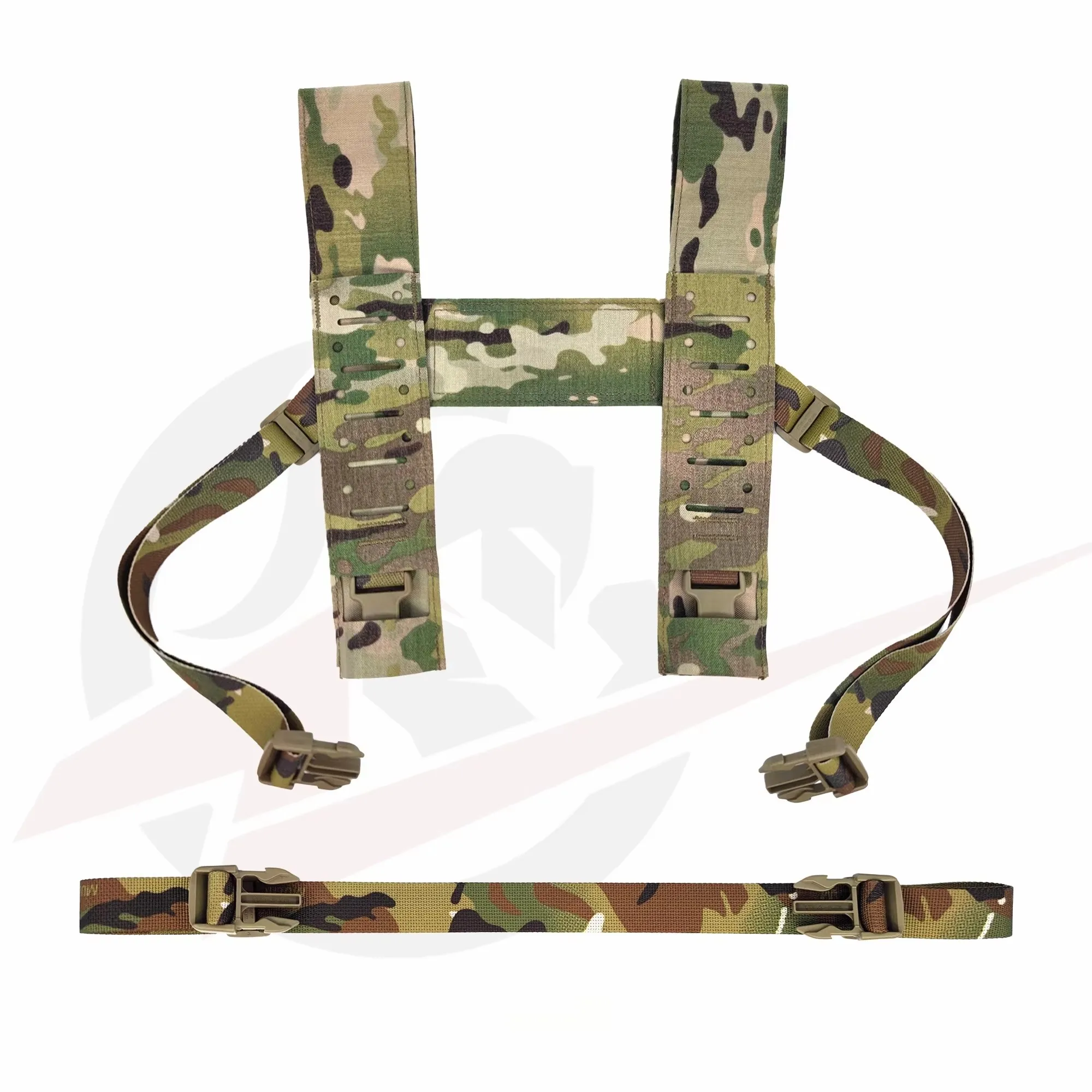 

Spiritus Systems Style Laser Cut H-Strap MK4 MK5 34A Chest Hang Shoulder Strap Chest Rig Gear Tactical Nylon Textile Gear