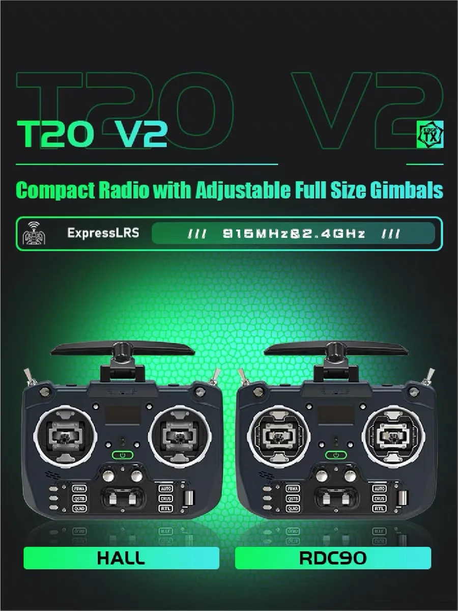 For Jumper T20S T20 V2 ELRS 2.4G/915M Time Cruiser Model Flight Long Range Full Size Remote Control