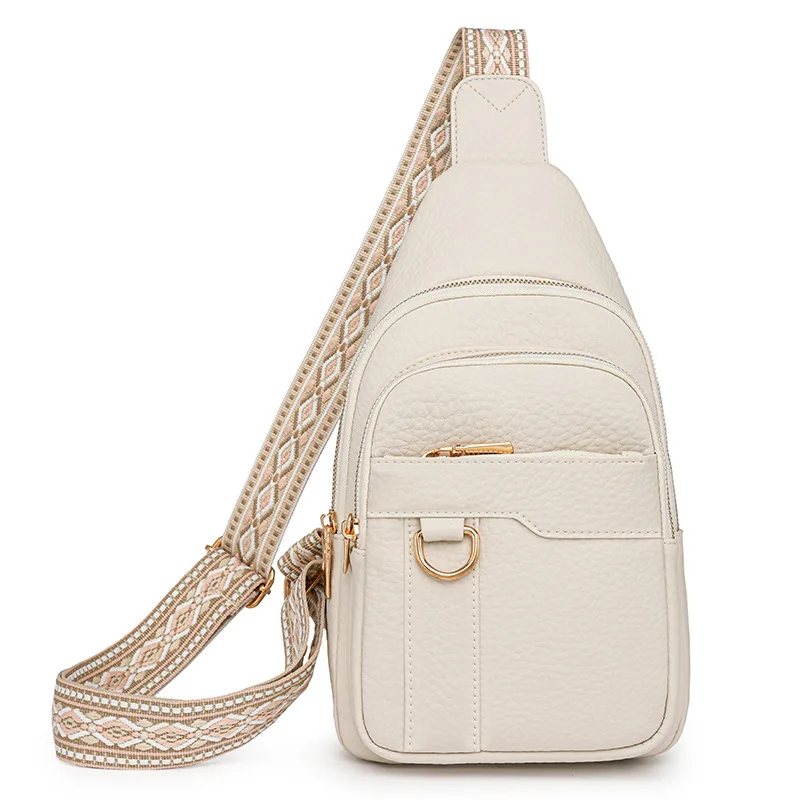 

Women's Chest Bag Multi Functional High-end Casual Fashion Soft PU Large Capacity Simple And Beautiful Practical Women's Bag