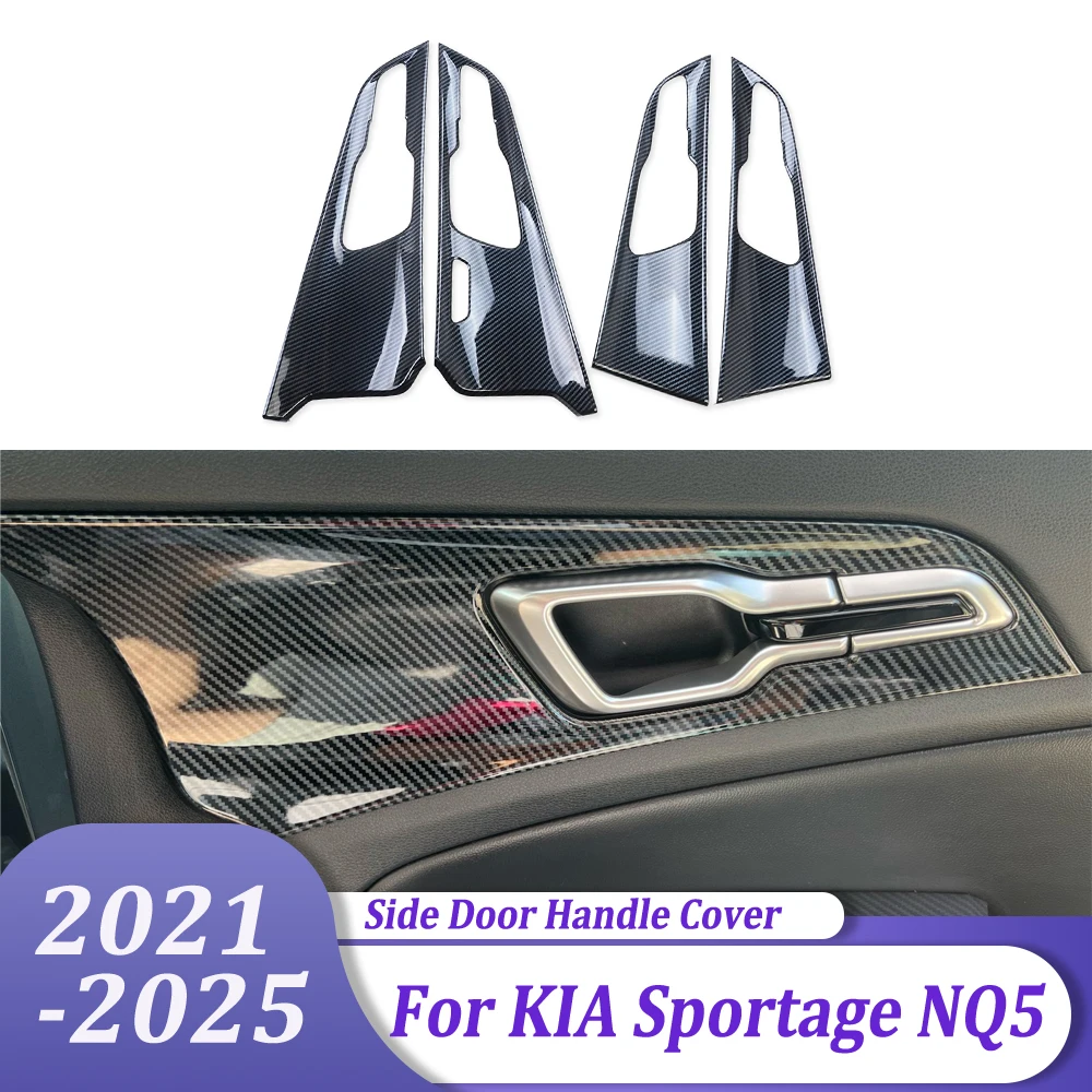

Side Door Handle Cover Trim Sticker Car Styling Interior Accessories For KIA Sportage NQ5 2021 2022 2023 2024 2025