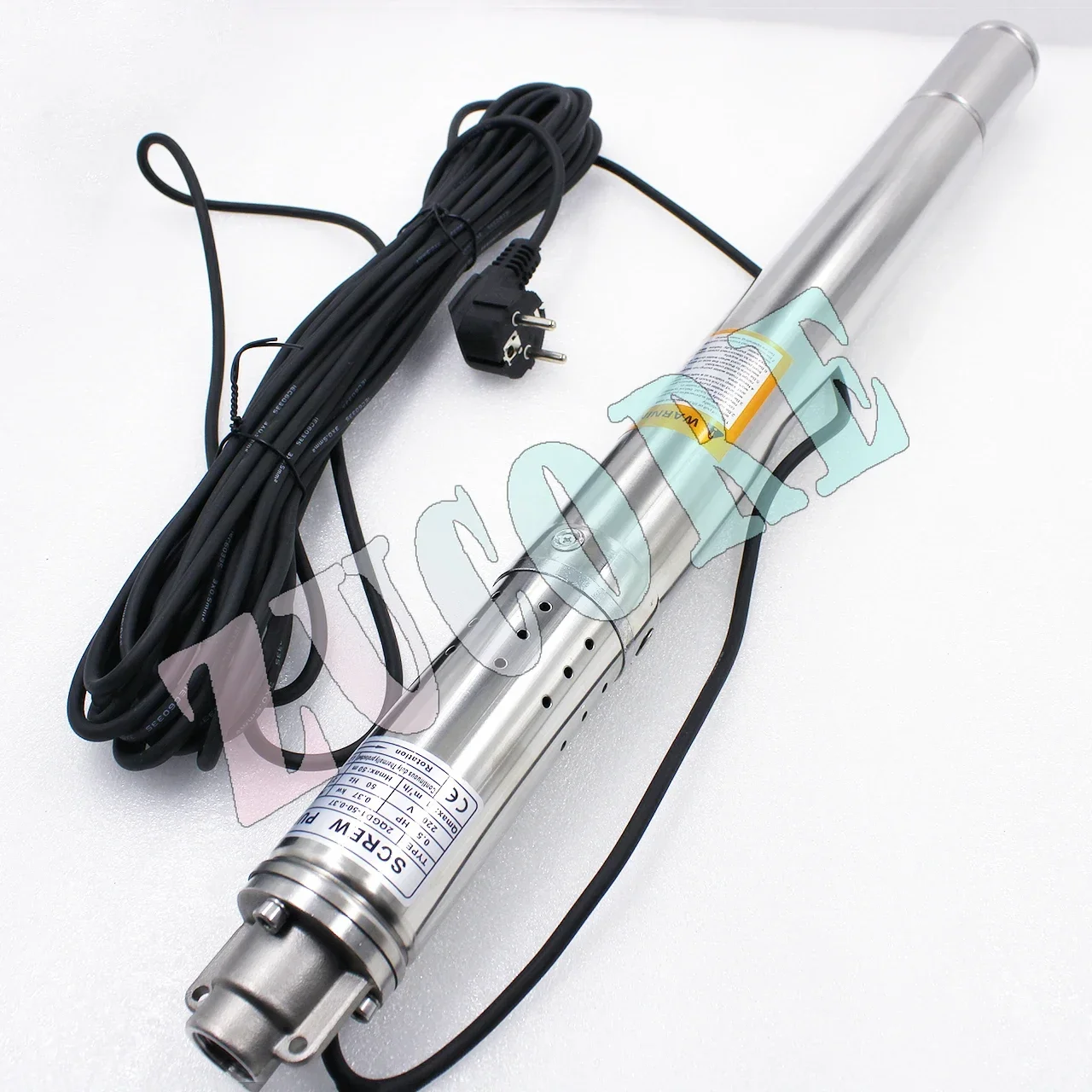 50mm diameter submersible well with 304 stainless steel body submersible deep well 1000L/h 2 inch water pump