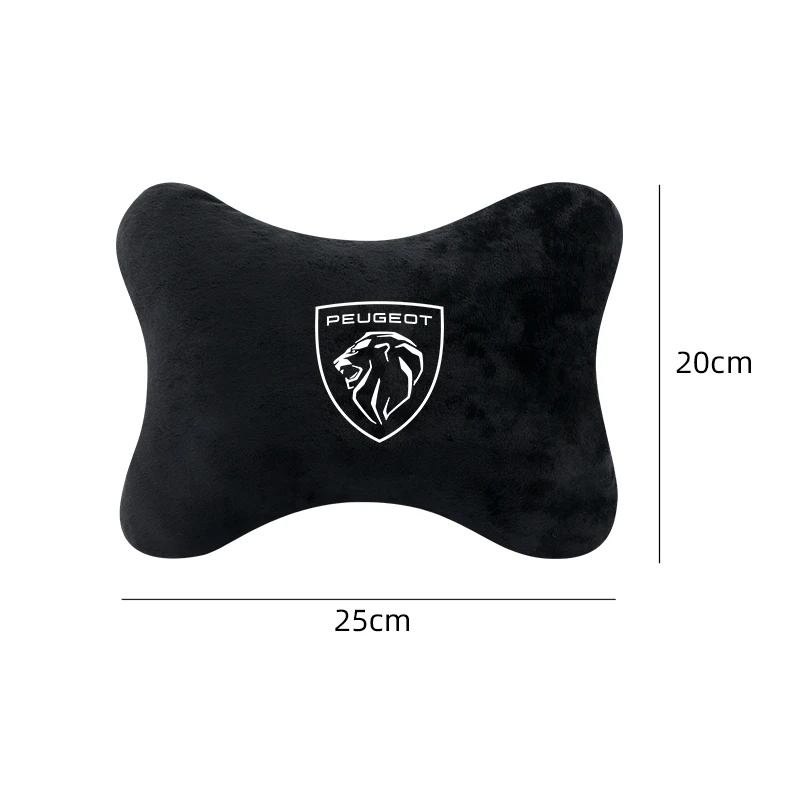 for Peugeot 206 307 308 3008 207 208 508 2008 5008 Brand new arrival car neck pillows both side Cotton flannel single headrest