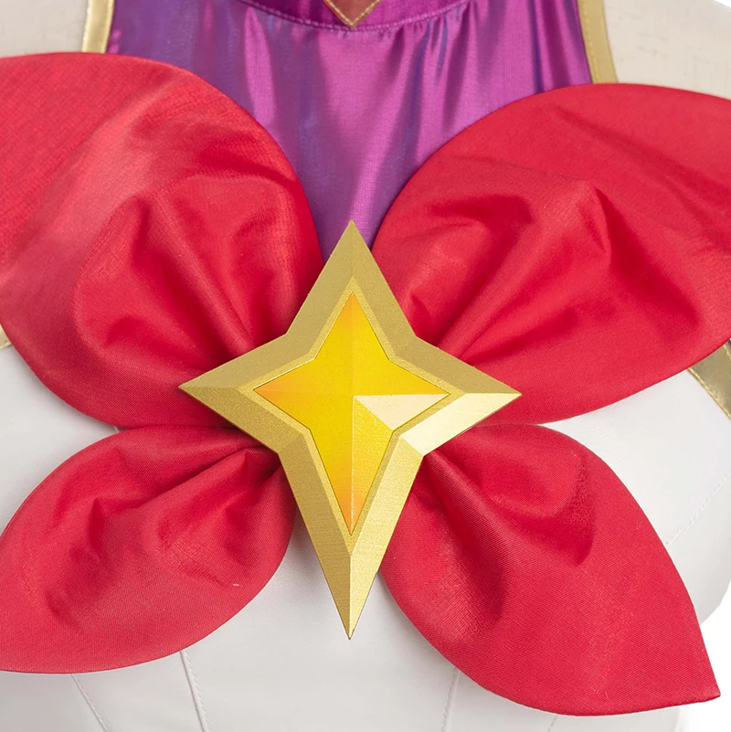 ROLECOS LOL Star Guardian Seraphine ชุดคอสเพลย์ผู้หญิงเกม LOL Seraphine คอสเพลย์เครื่องแต่งกายฮาโลวีนผู้หญิง Baju Karnaval ผิวใหม่