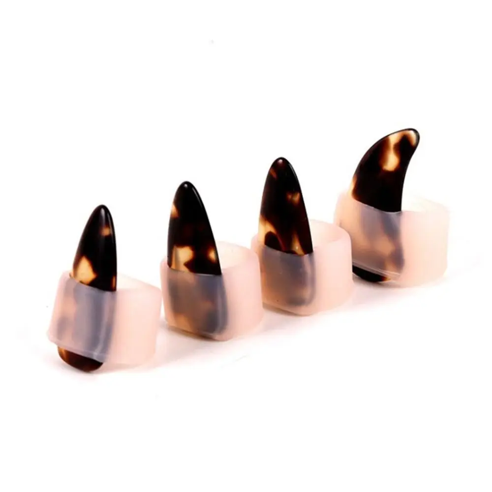 Silicone Guzheng Nail Cover S/M/L Guzheng Practice Guzheng Finger Guard Without Nail Tips String Instrument Practice Accessories
