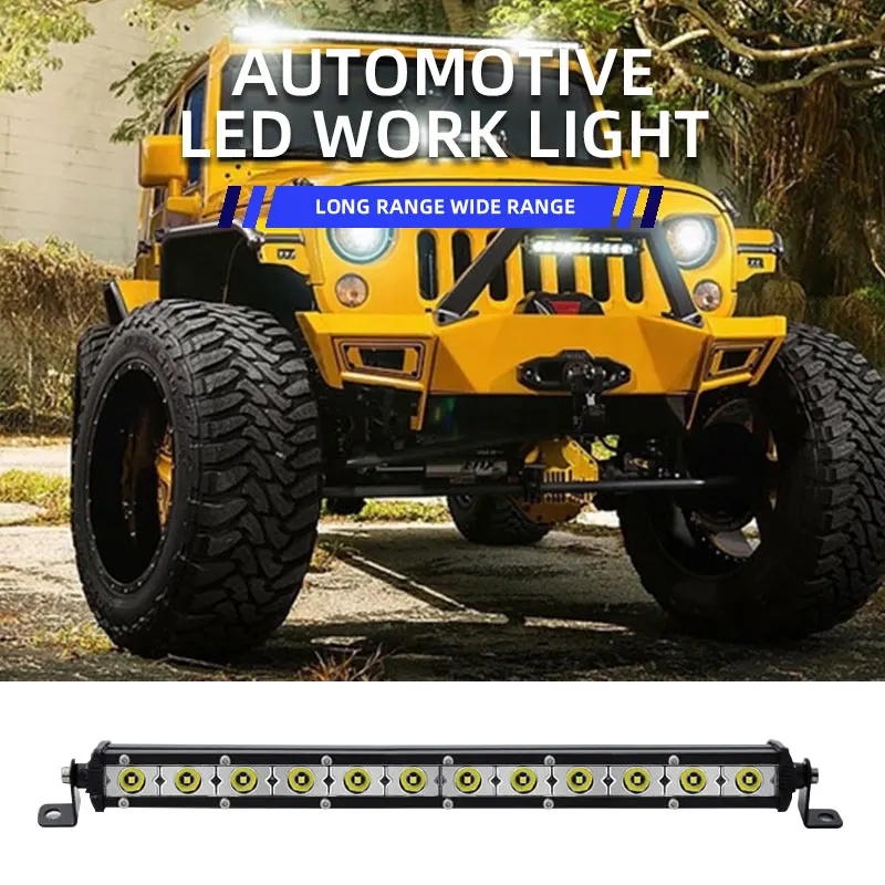 

Автомобильный светодиодный рабочий фонарь 8,8 дюйма 15 дюймов Прожектор 6/12 Светодиодный рабочий фонарь для ATV Off Road Jeep SUV Автомобильные ходовые огни