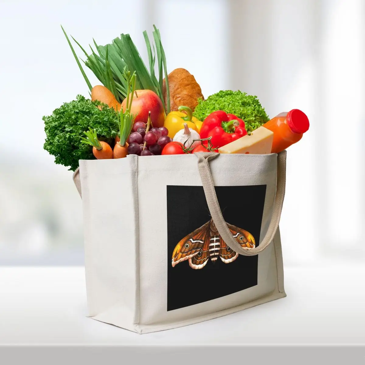 Emperor Moth Tote Bag female bag Women's shopper bag great Eco