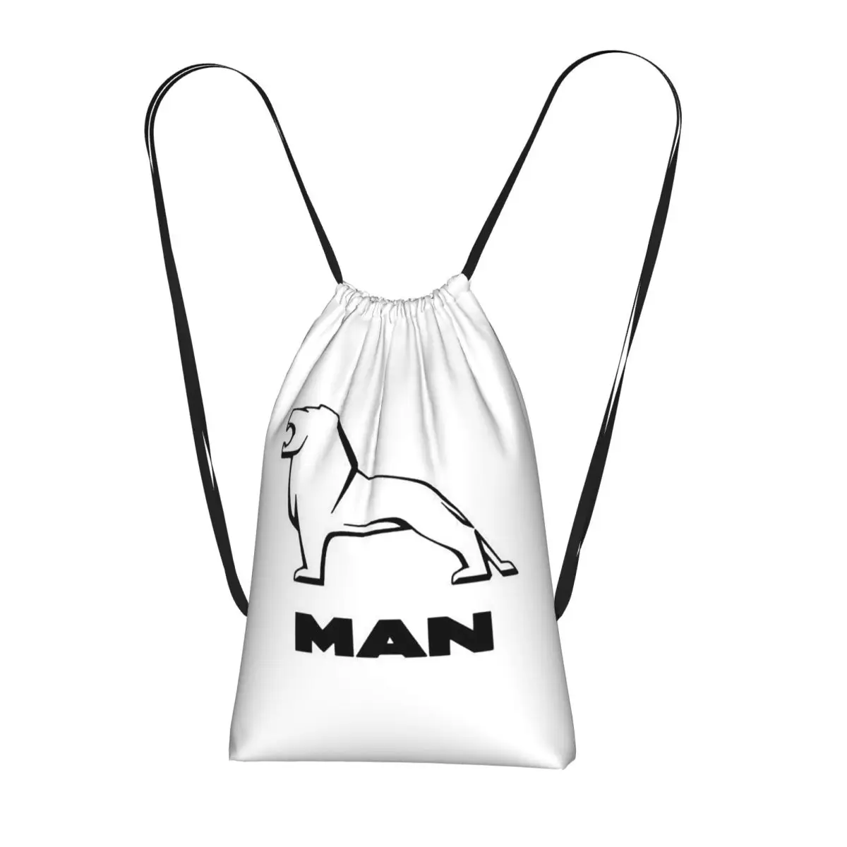 

Man Truck Bus Dual-use Logo Backpacks Portable Drawstring Bags Sundries Bag Book Bags for Man Woman School