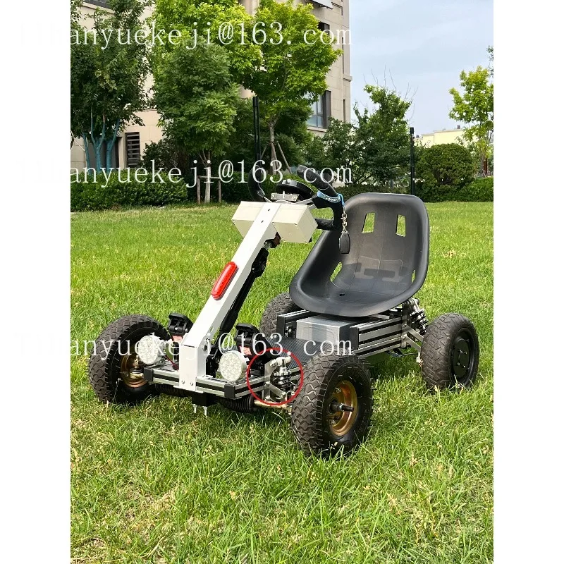 Aluminum profile kart thickened shock absorption, independent suspension, trailer shock absorption, stainless steel material
