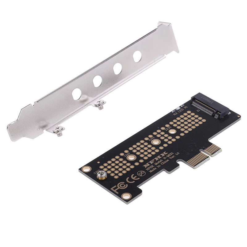 Hot ! NVMe PCIe X4 X2 M.2 NGFF SSD To PCIe X1 Converter Card Adapter PCIe X1 To M.2 With Screws