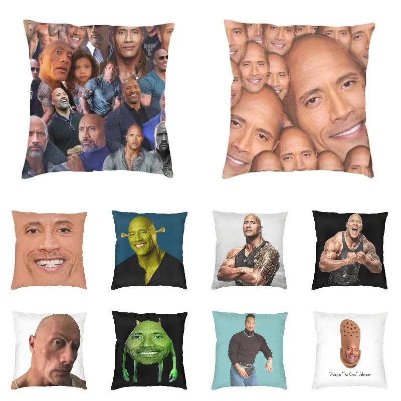 

Dwayne The Rock Johnson коллаж наволочка 45x45 см мягкие милые наволочки для подушки Декор домашнее постельное белье офис диван наволочка