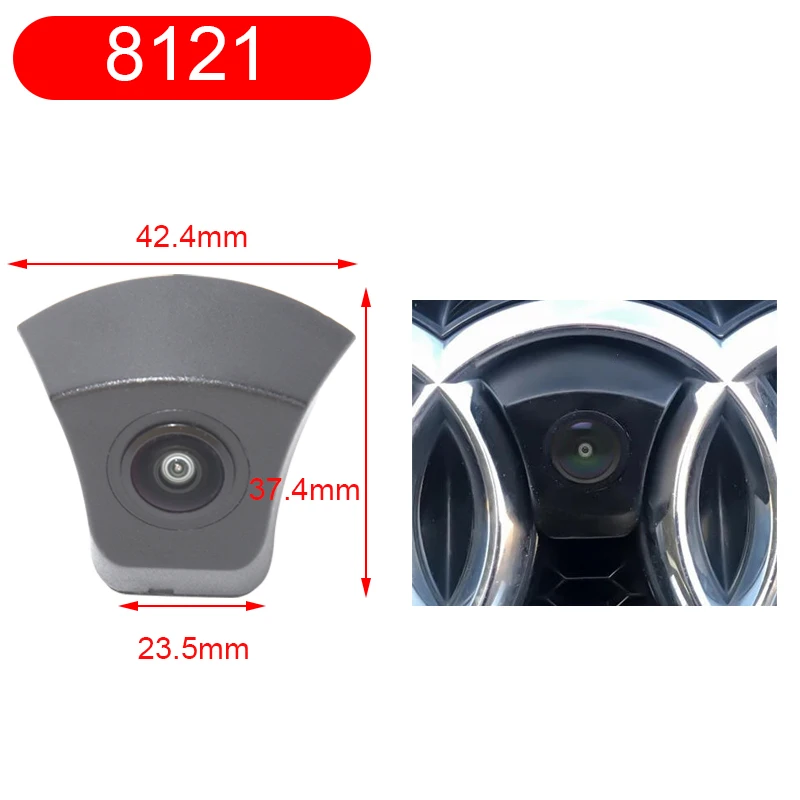 170 ° Degree CCD AHD 1080P Frontkamera mit Audi-Emblem-Logo für Audi A1 A3 A4 A5 A6 A7 S1 S3 S6 Q3 Q5 Q7 – Detail 3