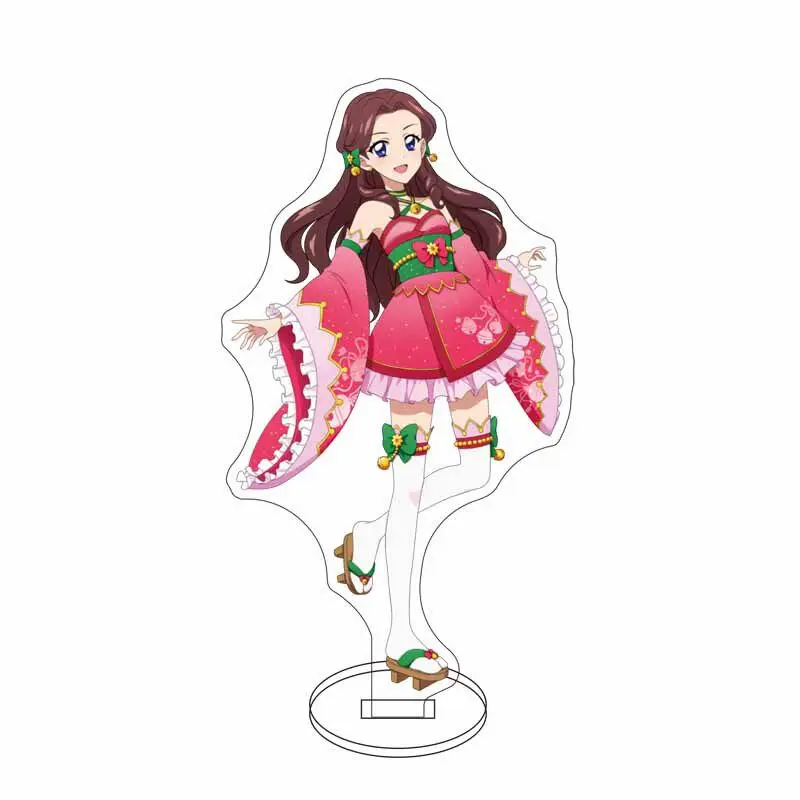 16CM Anime ‌Game Aikatsu! Figure Hoshimiya Ichigo Kiriya Aoi Shibuki Ran Kitaoji Sakura Acrylic Stand Cos Ornaments Gifts view 3