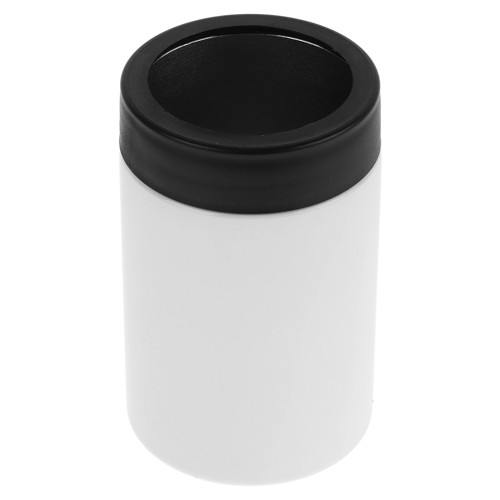 

12oz Stainless Steel Can Cooler Insulated Portable Vacuum Sublimation Blank Coolers Metal Bottle White Travel