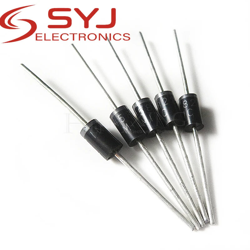 Diode de redressement en ligne, 1N5822 IN5822 DO-41, 10 pièces