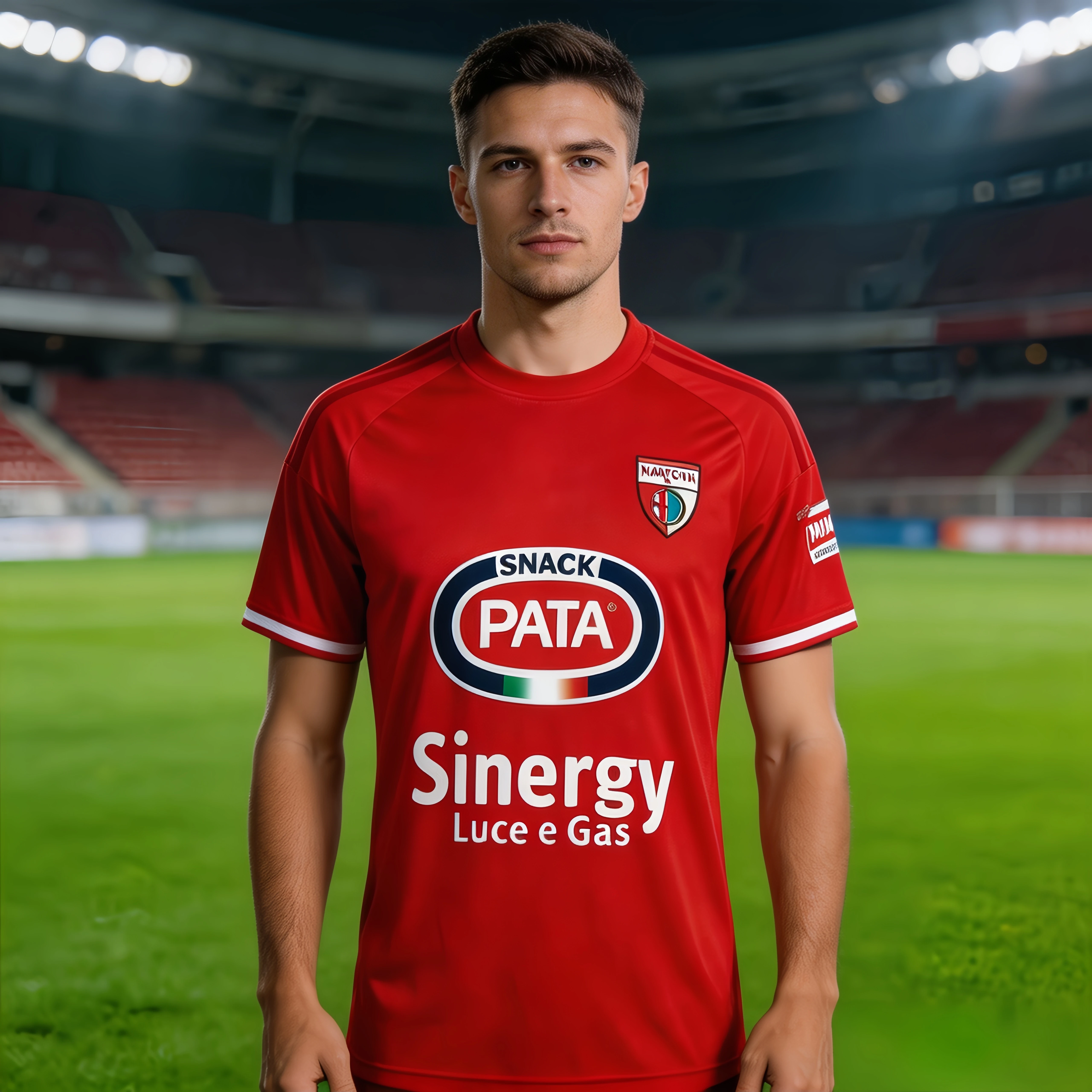 26 Herren Italien Mantova Fußballtrikot Kurzarm Erwachsene Fan-Version Spiel-Trainings-Sport-Fußballshirt – Detail 2