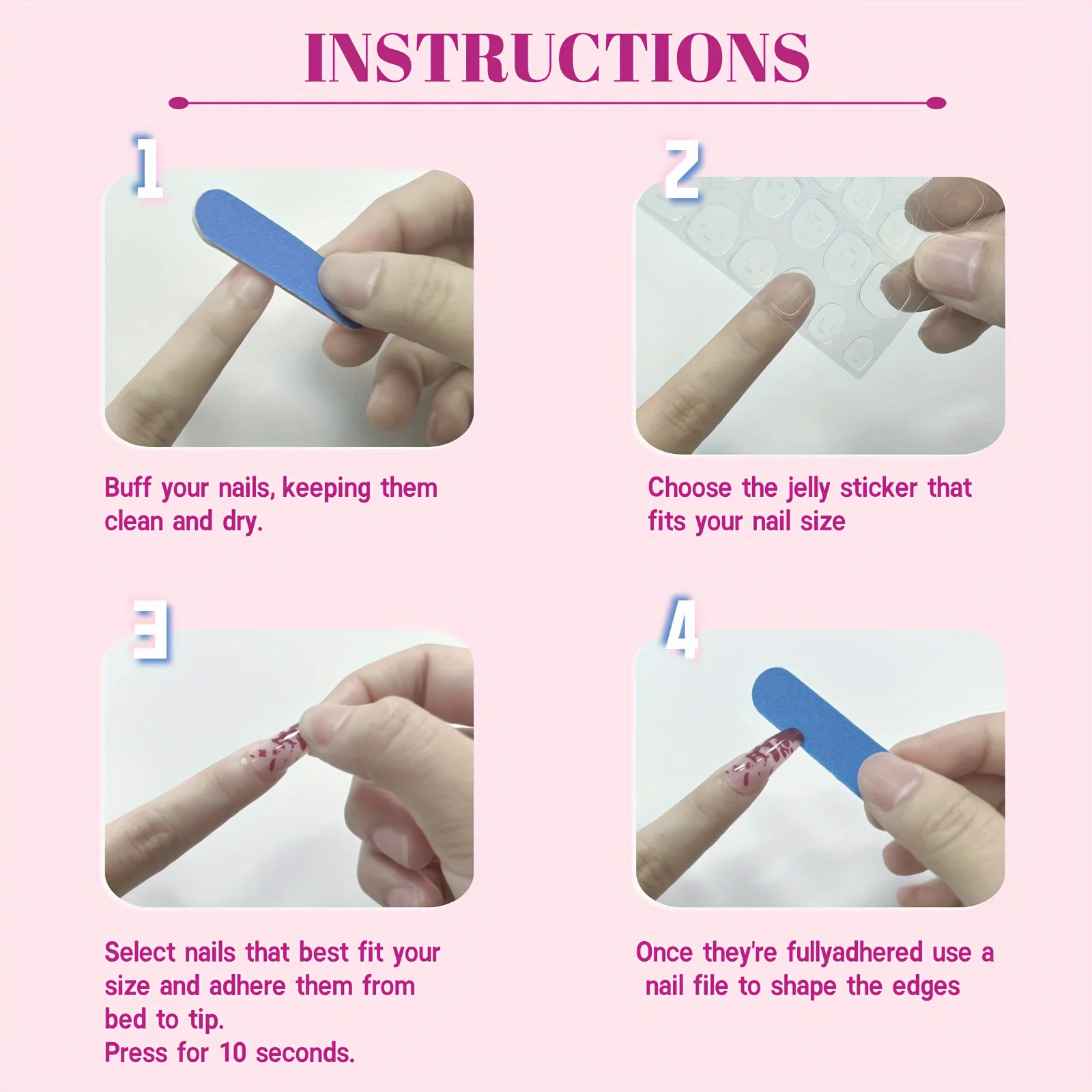 Faux ongles carrés avec nœud en forme de cœur, 24 pièces, rouge et blanc, Style français, moyens à longs, accessoires de fête de mariage