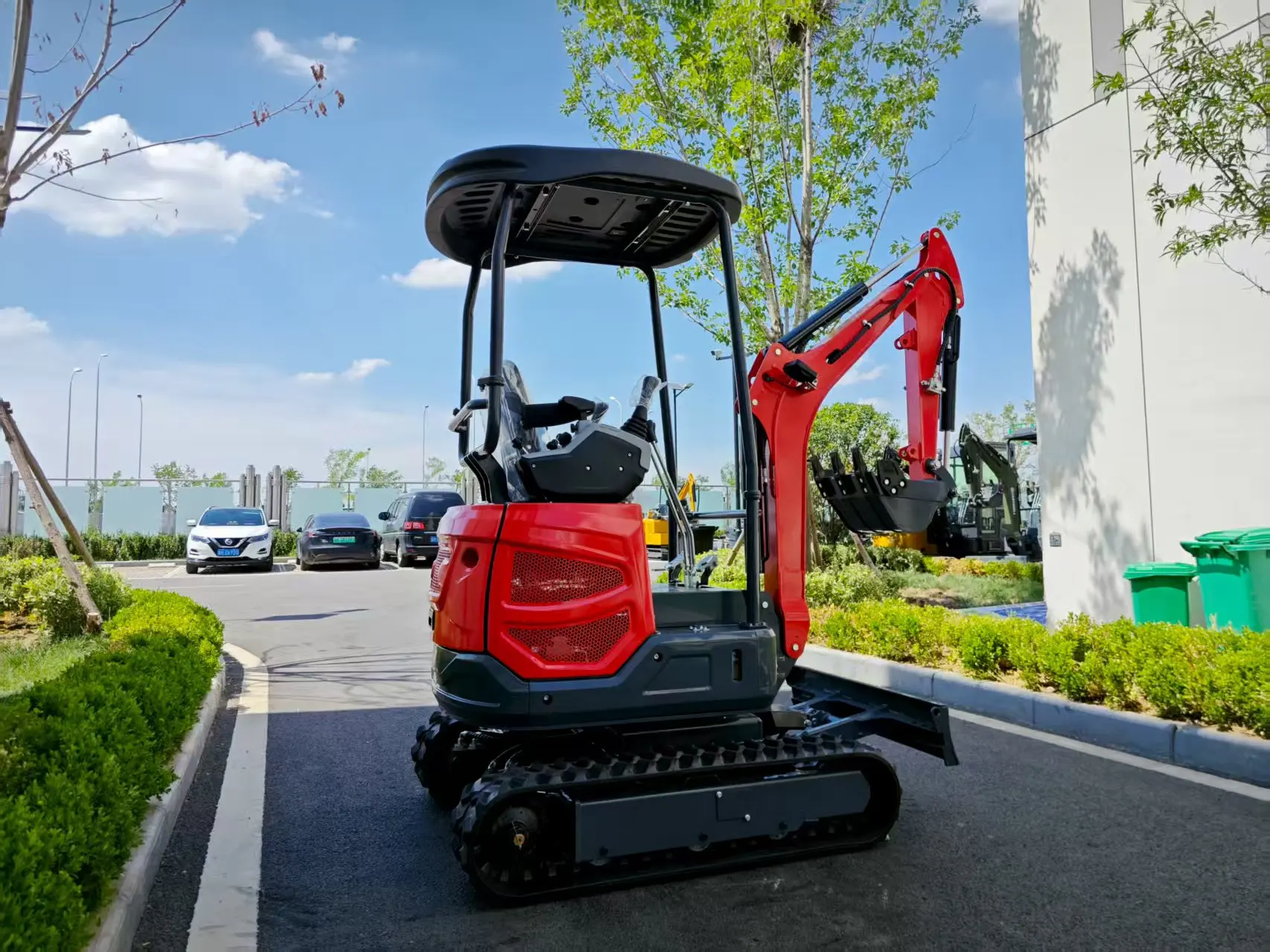 Chińska koparka 1.5 tony 1.8 tony Mini koparka hydrauliczna Mini bagger Darmowa wysyłka Mikro koparka Fabryka Kubota Mała koparka