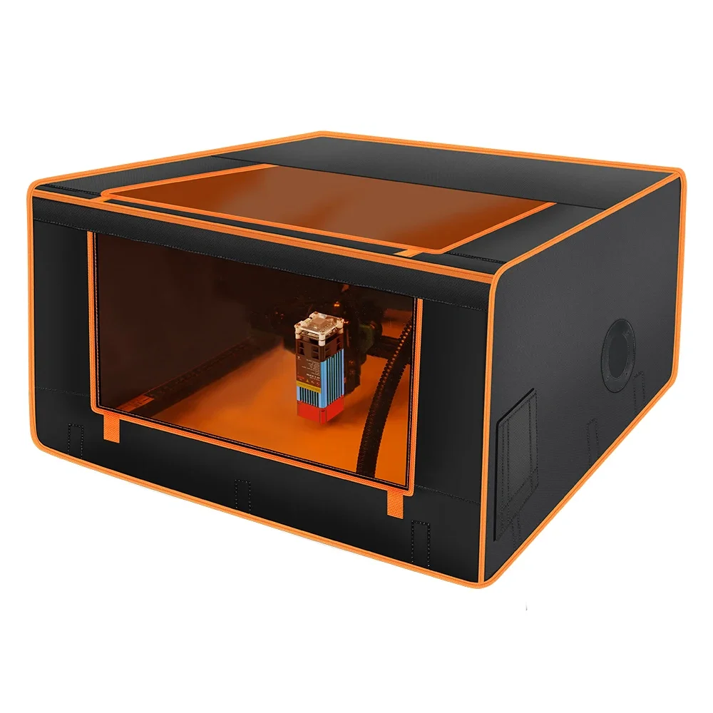 TTS-55 Laser Engraver Enclosure Dust-proof Protective Box 650x600x400mm Smoke Exhaust with USB Suction Fan For TTS-10