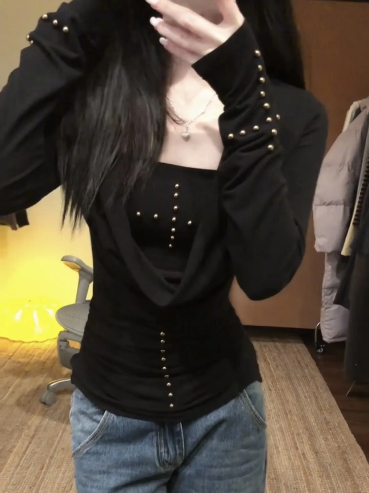 

Sweaters Jumpers Pullovers Women Girls Fair Isle Hem Western Turtleneck Fleece Art Woolens Knitted Cashmere Modern Fit Christmas