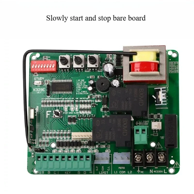 New T329E Soft Start for Only Magnetic Limit Switch NO Sliding Gate Opener Motor Control Board Electronic Card Controller