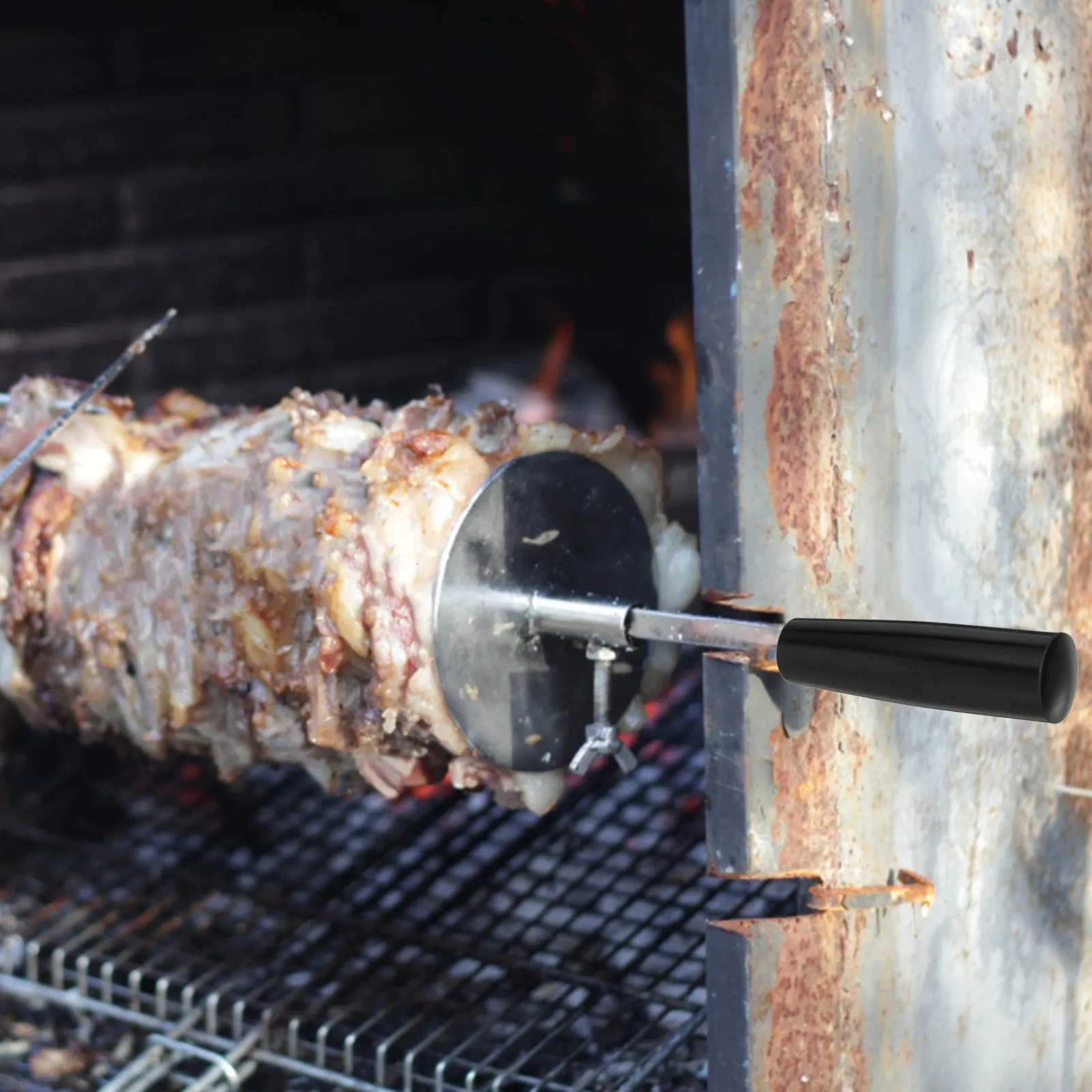Bakelite Bbq Handle Heat Resistant Revolving Knob Grip Swivel Handwheel Replacement Grill Skewer Tool Handle Machine Woodworking