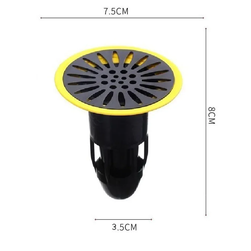 Sewer Cover Anti-Odor Floor Drain ABS+TPR Material Magnetic Suspension Seal Valve Cover Insect-Proof Bathroom Supplies