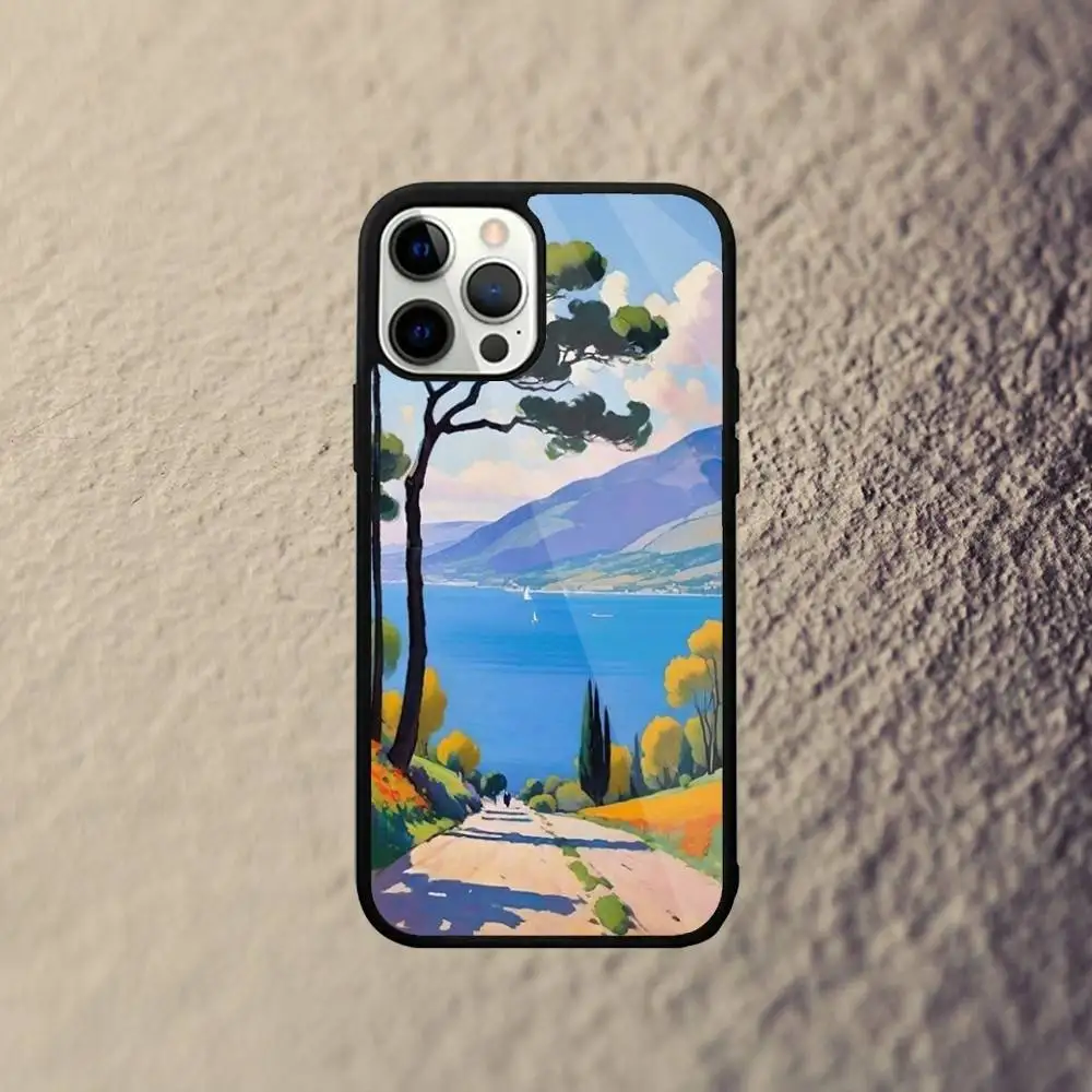 Art D-David H-Hockney Phone Case  For iPhone 17,16,15,14,13,12,11,Pro,Max,Plus,Mini,SE4,E Magnetic Magsafe Wireless Charging