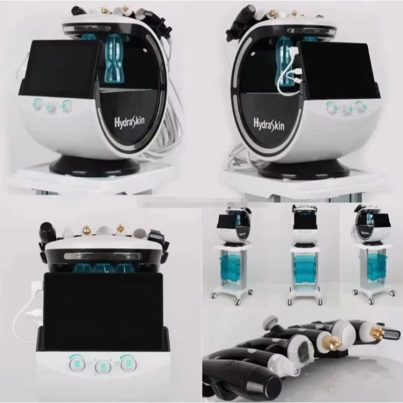 7 In 1 Hydra Dermabrasion H2O2 Machine cleaning facial skin machine professional Facial Care Anti Aging Skin Analysis Devices