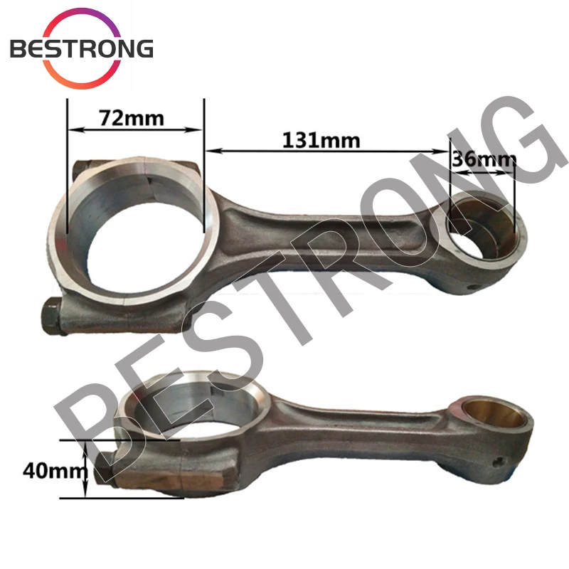 Connecting Rod For JIANGDONG ZH1110 ZH1115 Water Cooled Diesel Engine Spare Parts