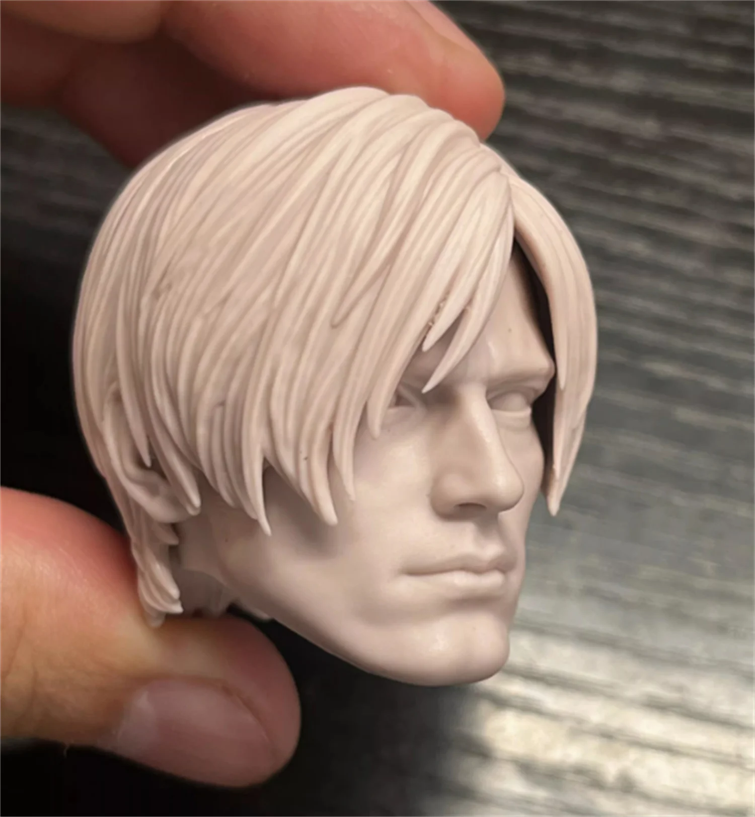 1/6 Leon Hoofd Carving Mannelijke Head Sculpt PVC Geschilderd/Ongeverfd hoofd Fit 12 ''Action Figure Body aanpassen