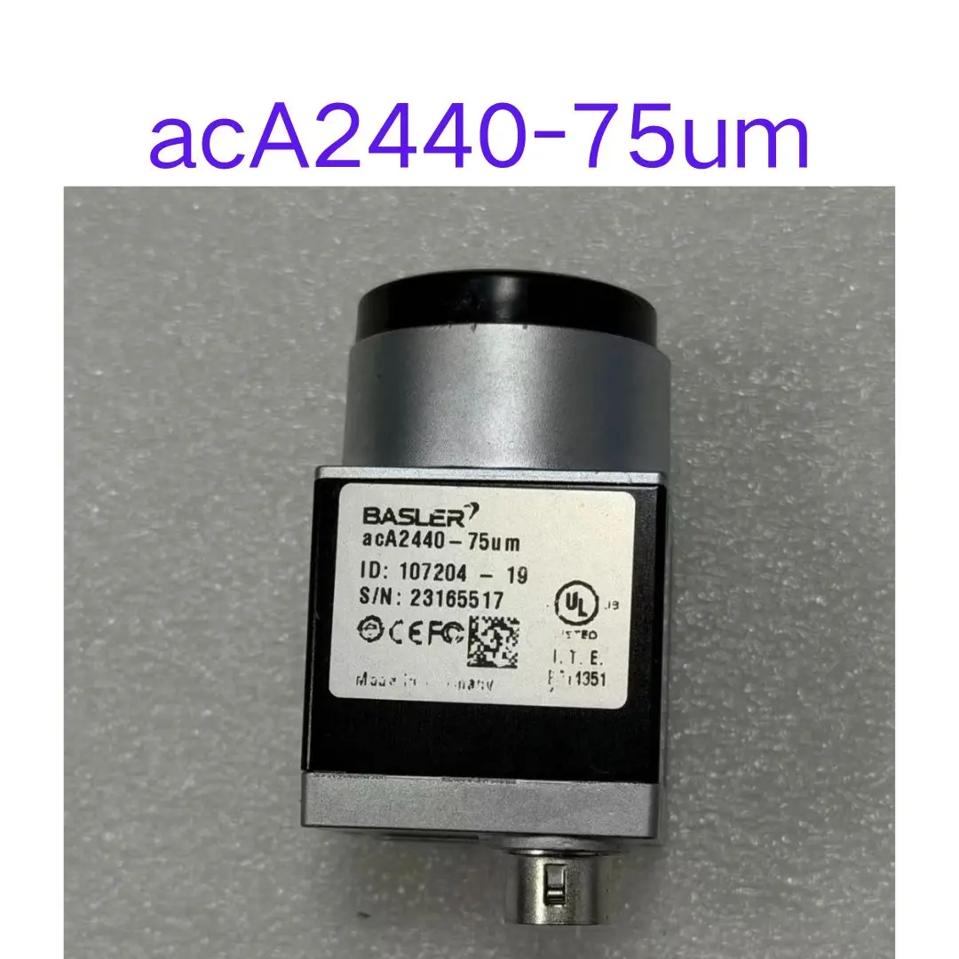 Used acA2440-75um industrial camera test OK Fast Shipping
