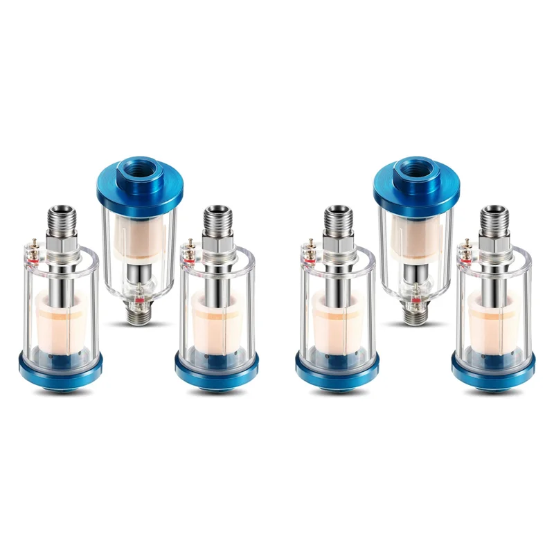 A77I 6 قطع فلتر فاصل زيت الماء مرشح البخاخة فاصل الرطوبة لتركيب ضاغط خط الهواء #4