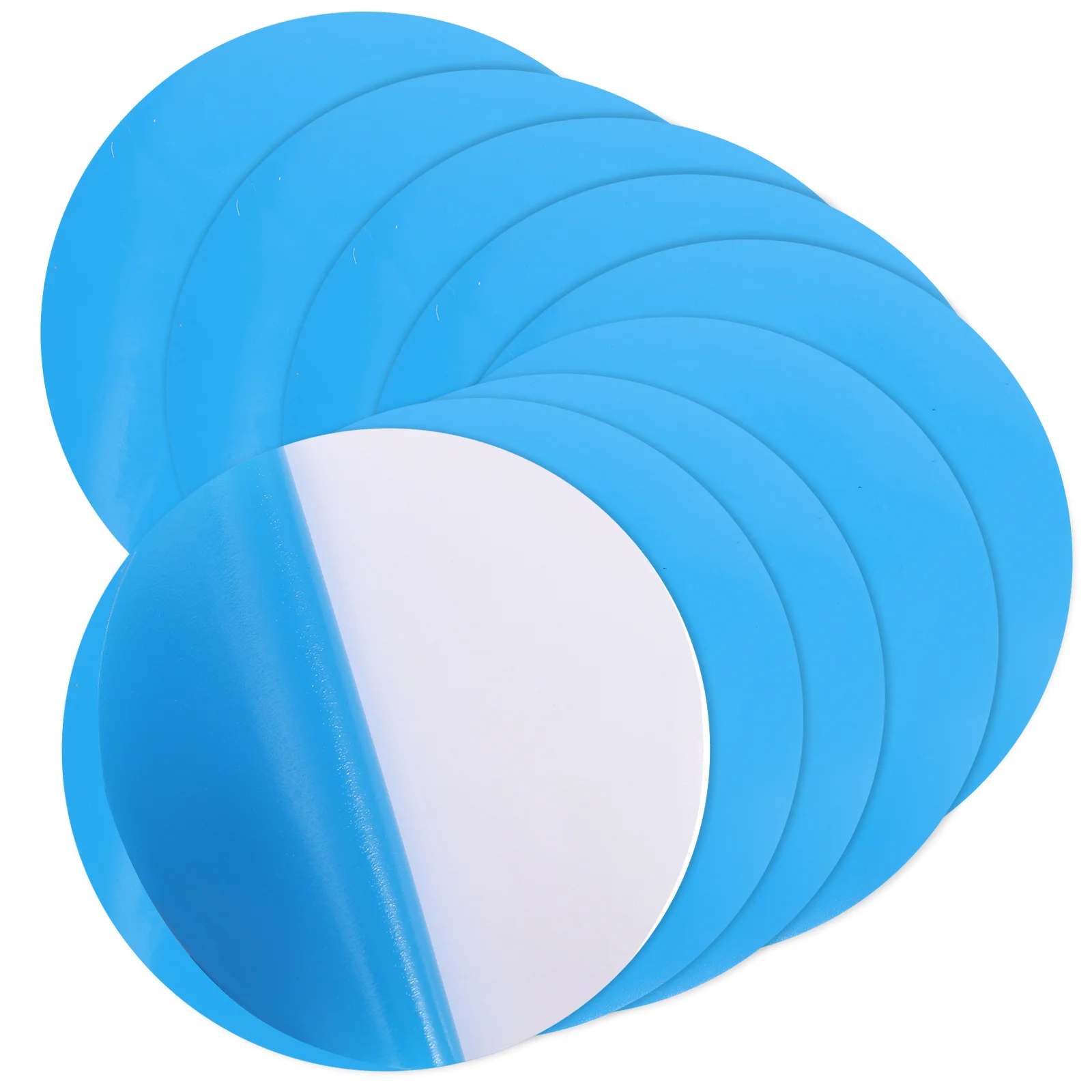 

10 Pcs Kit Pvc Repair Glue Rubber Boat Patch Mattresses Inflatable Boats Patches Water Proof Bed for Products Blue Pool Liner