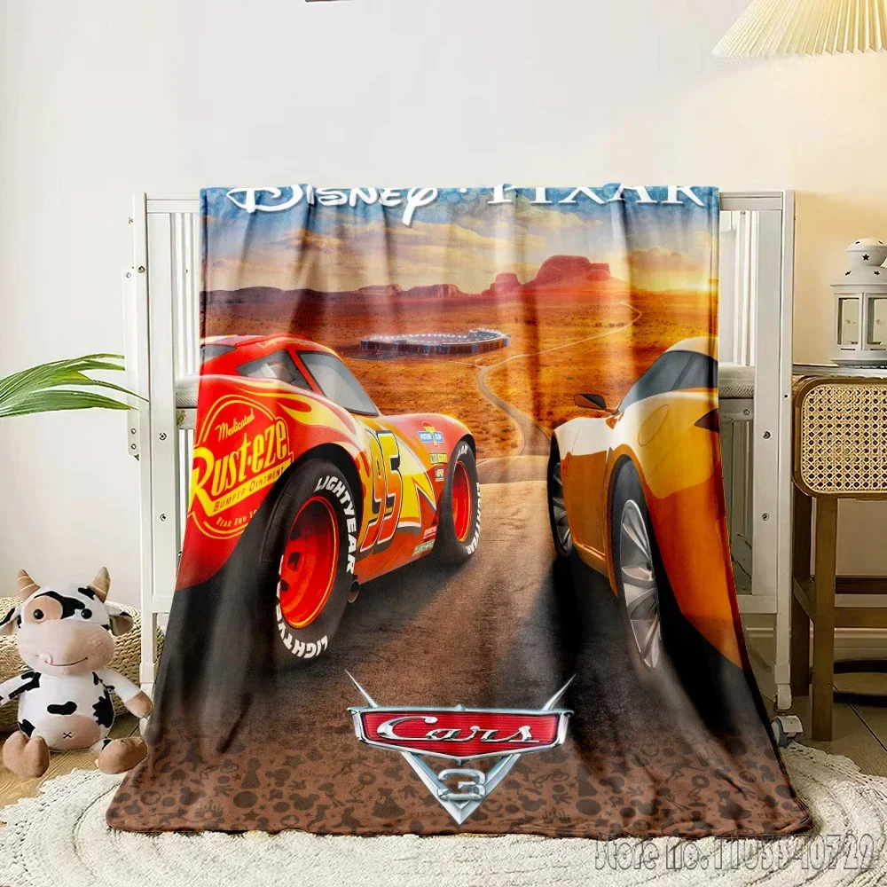 

Детское Флисовое одеяло Disney McQueen, милый домашний декор с 3D рисунком машинок, для кровати, дивана, мальчиков и девочек, 95