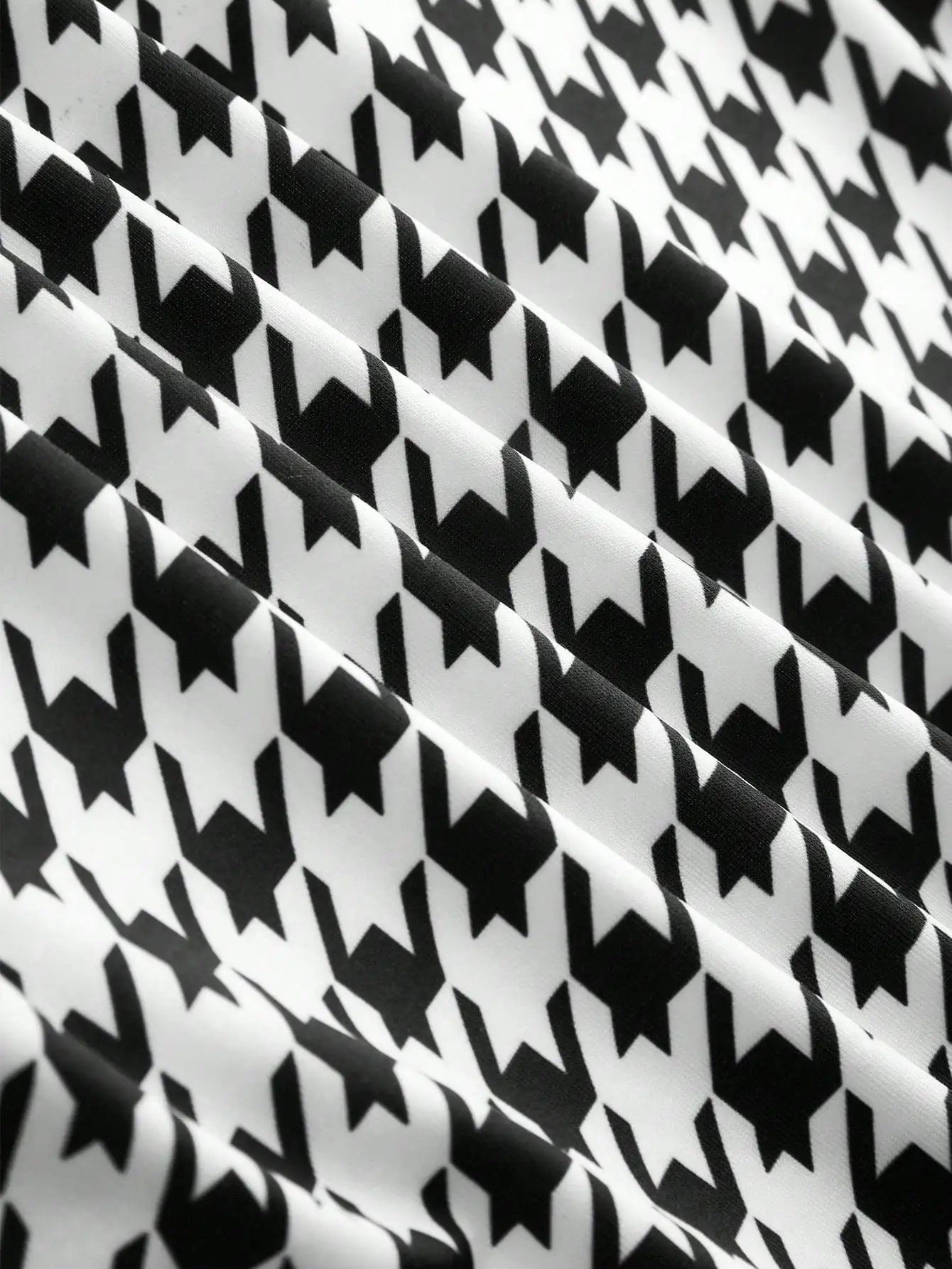 

Houndstooth Print Sleeveless Dress And Long Sleeve Cardigan Set For Women Casual Spring Autumn