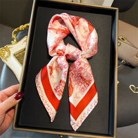 1PCS Casual 70cm Square Scarf Silk Scarf Headscarf Printed Neck Protection Scarf Professional Versatile Scarf Scarf
