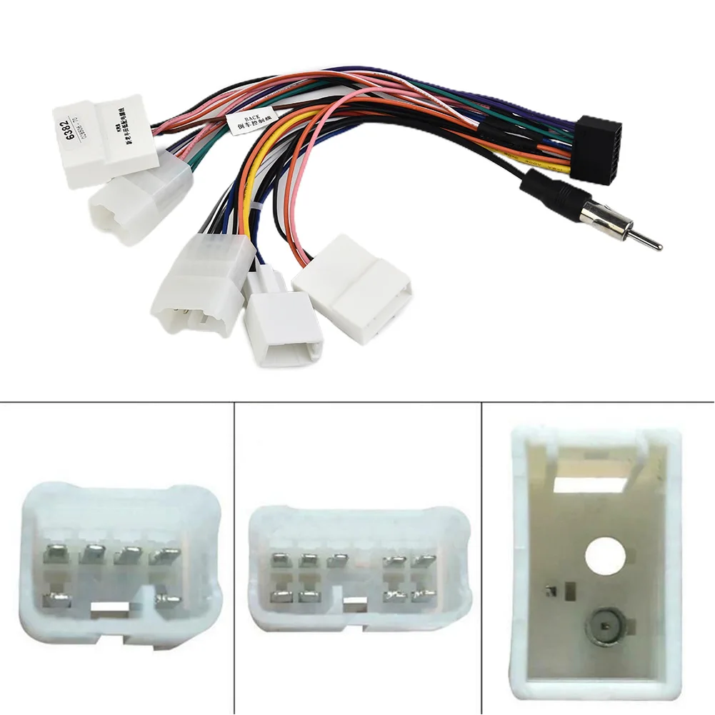 Car Stereo Wiring Harness Connector 16 Pin for Radio Installation Cable Compatible with Models 2004 to Present