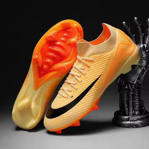 New Men's Football Boots Training FG Top Quality Sneakers Non-Slip Soccer Shoes Cleats Wholesale Drop Shipping Unisex Adult