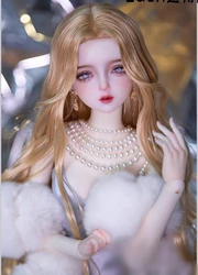 BJD doll wig is suitable for 1/3 1/4 size front net hook modeling wave wig doll accessories.