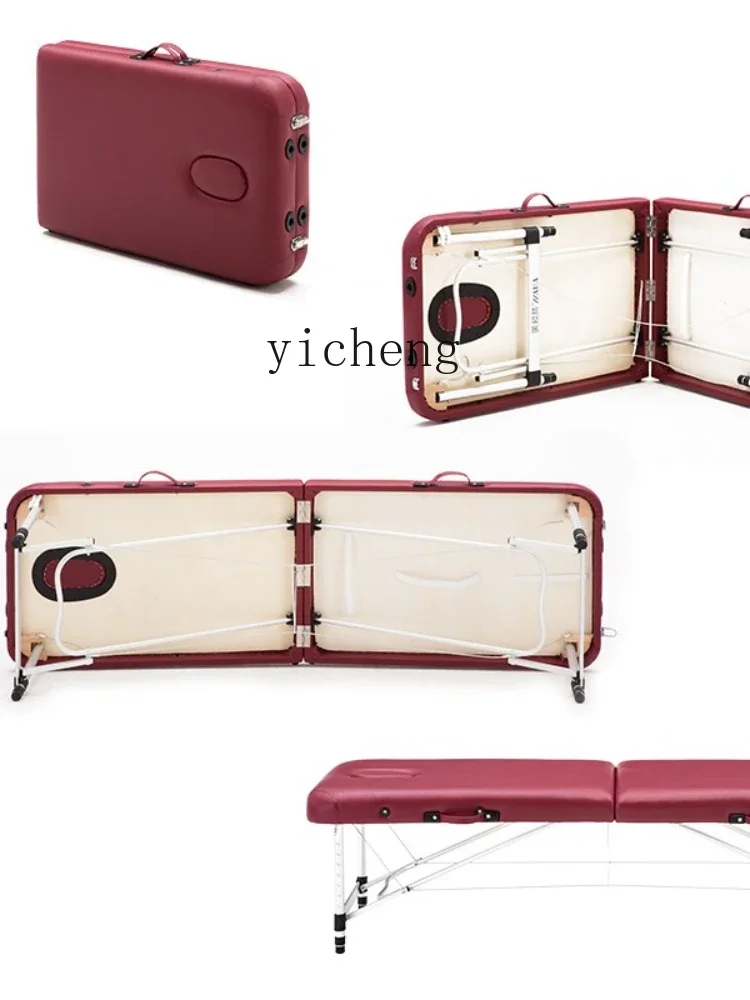 ZC Multi-Functional Original Point Folding  Household  Physiotherapy Bed Facial Bed