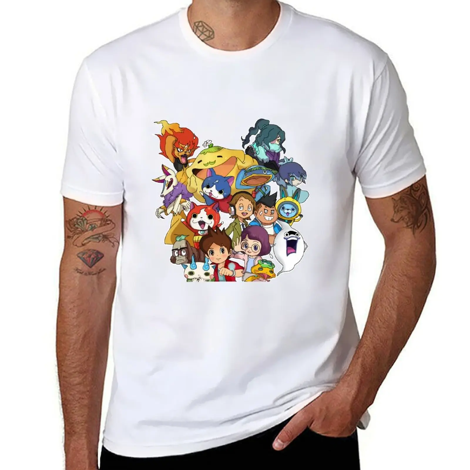 

Yo-Kai Watch Stickers Yokai Watch T-Shirt man t shirts cotton t shirt personalised cotton t shirt pack T-shirt