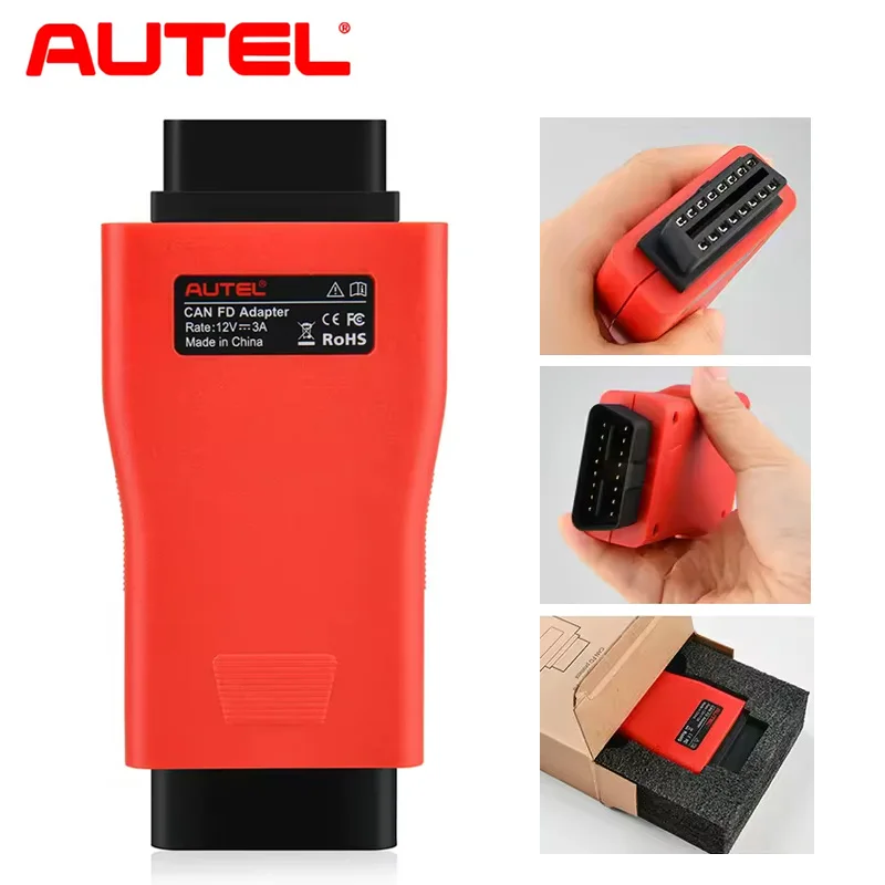 Autel 16 Pin CAN FD Adapter Support CAN FD Protocol For GM Key Programming Work With Autel VCI Car Diagnosis Tool MX808IM MS906S